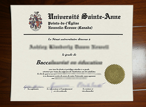 Université Sainte Anne diploma