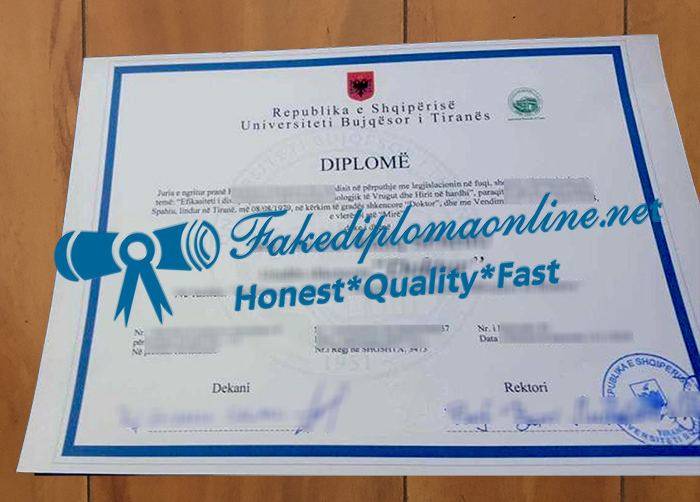 Universiteti Bujqësor i Tiranës diploma