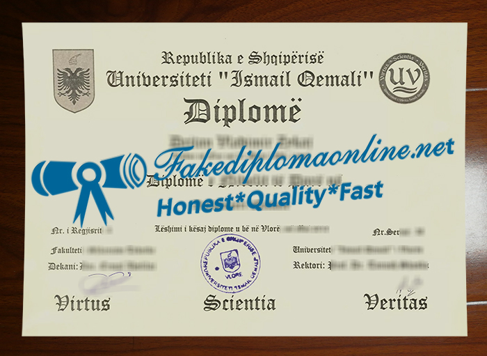 Universiteti i Vlorës "Ismail Qemali" diploma