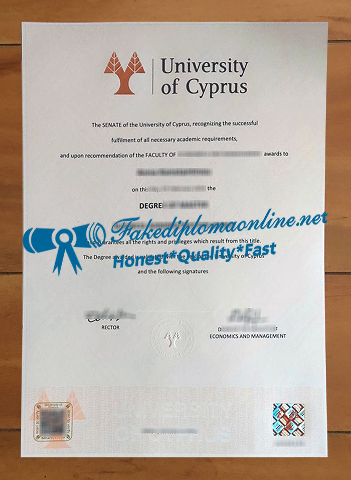 University of Cyprus degree