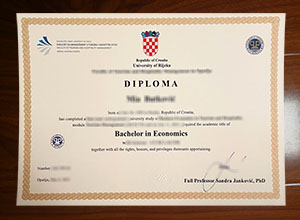 University of Rijeka degree