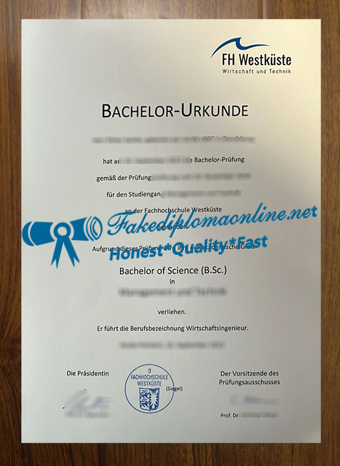 Fachhochschule Westküste degree