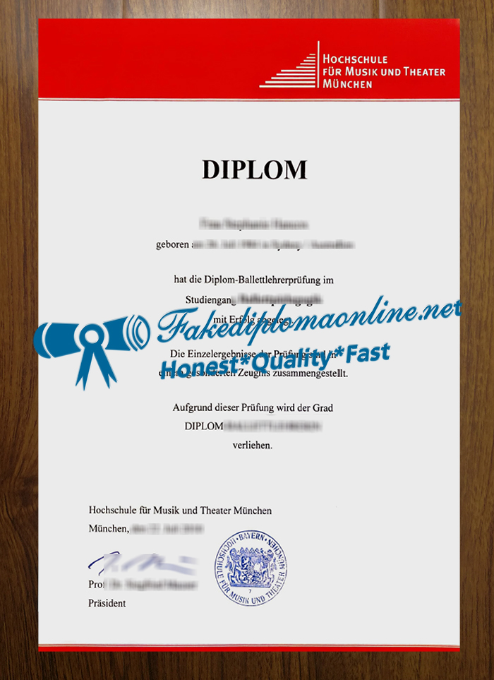 Hochschule für Musik und Theater München diploma