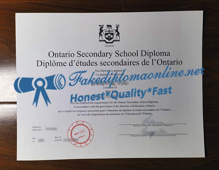 Ontario Secondary School Diploma