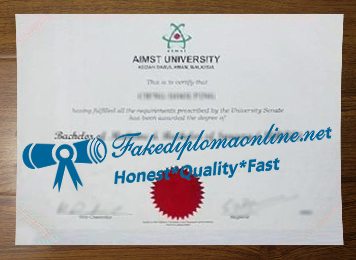 AIMST University degree