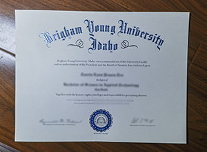 Purchase a Brigham Young University–Idaho diploma certificate