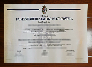 Universidade de Santiago de Compostela diploma