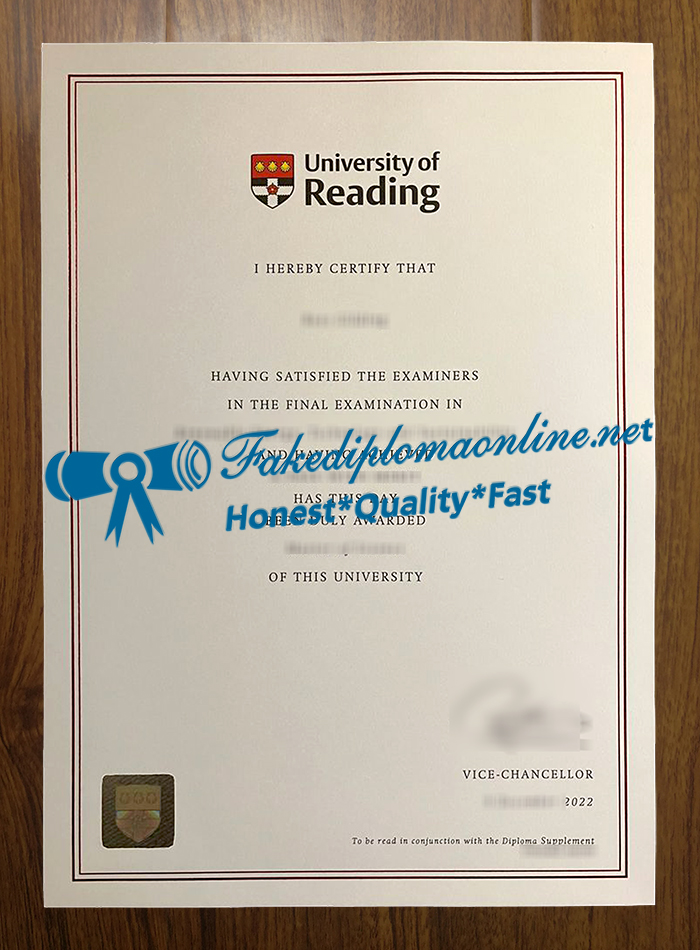 University of Reading degree