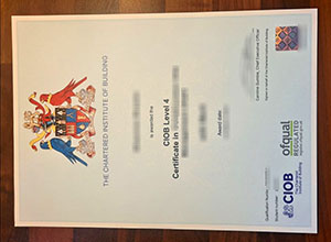 Chartered Institute of Building Level 4 certificate