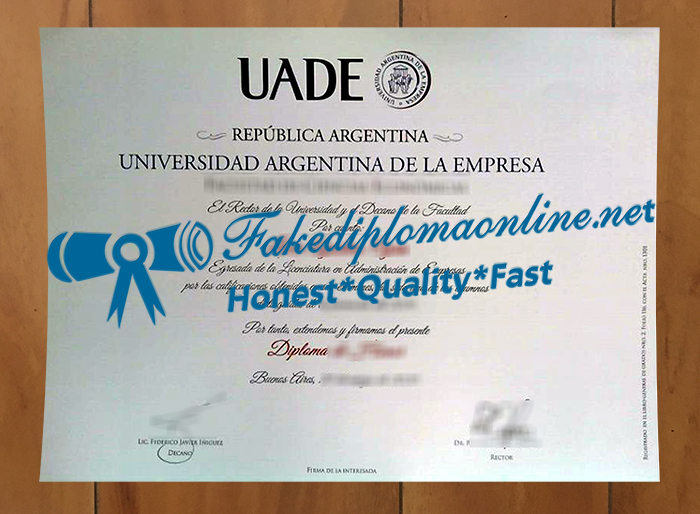 Universidad Argentina de la Empresa degree