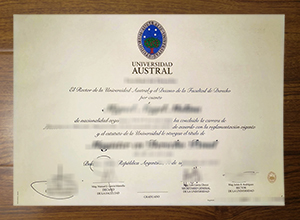 I would like to order an Austral University diploma in Argentina