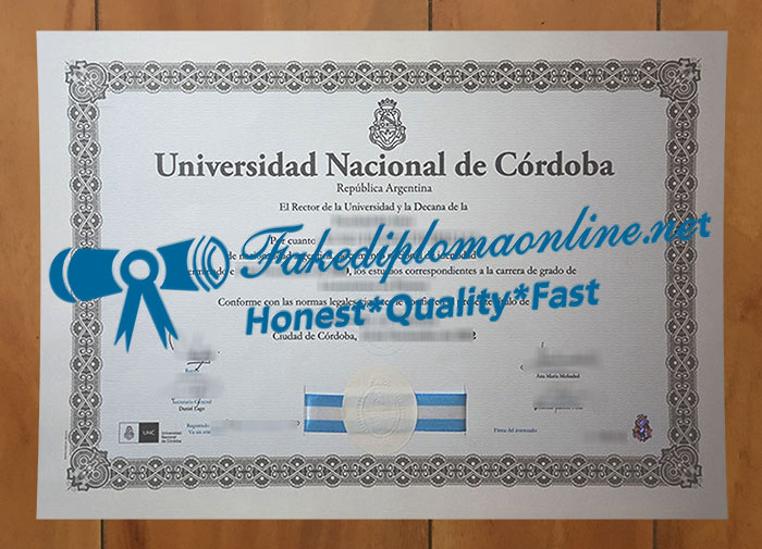 National University of Córdoba degree