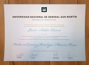 How to get a National University of General San Martín degree