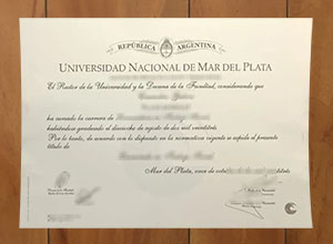 Where to order a National University of Mar del Plata degree