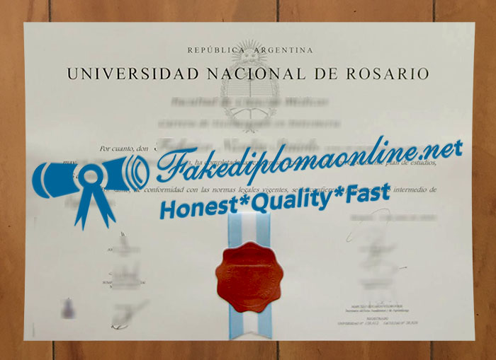 Universidad Nacional de Rosario diploma