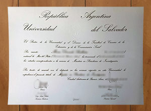 University of El Salvador diploma