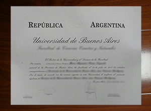 University of Buenos Aires degree