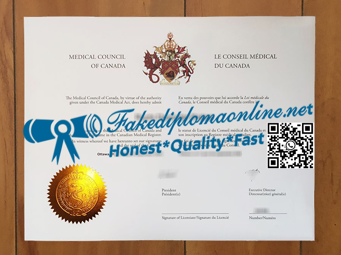 Medical Council of Canada certificate