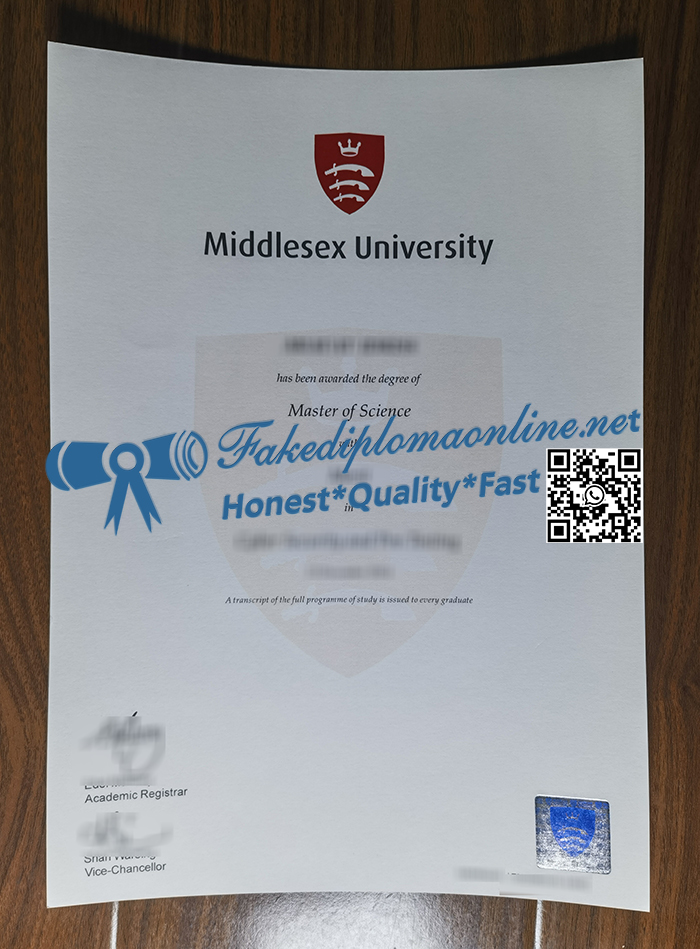 Middlesex University degree