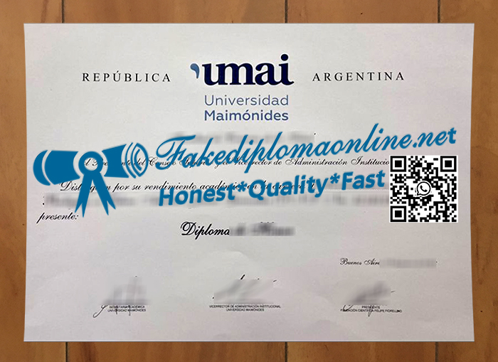 Universidad Maimónides degree