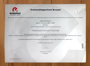 Erasmushogeschool Brussel diploma