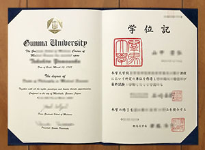 Gunma University diploma