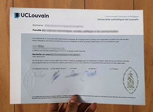 I want to get a Université catholique de Louvain degree in Belgium