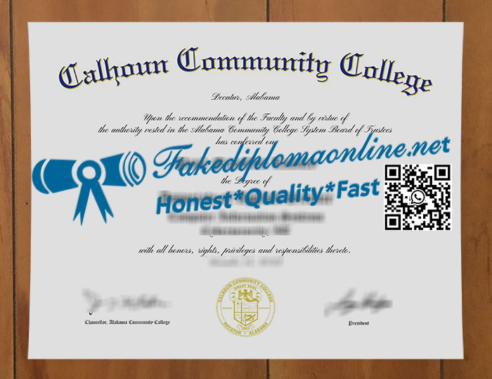 Calhoun Community College degree