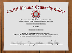 Coastal Alabama Community College diploma