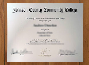 Johnson County Community College diploma