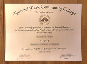 National Park Community College diploma