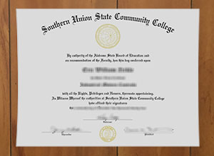 Southern Union State Community College diploma