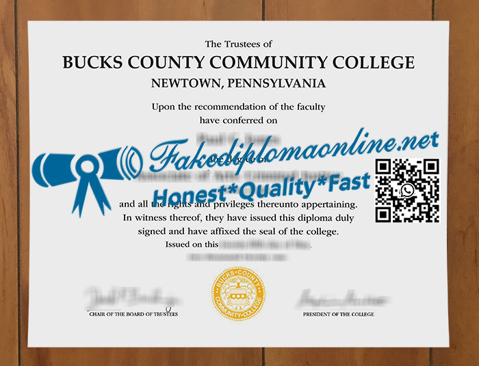 Bucks County Community College degree