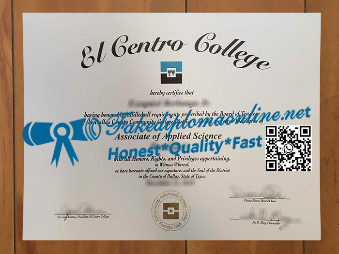 El Centro College degree