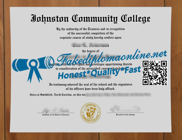 Johnston Community College degree