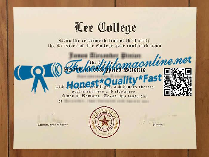 Lee College degree