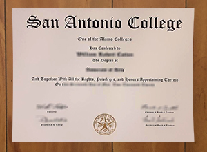 Can I order a San Antonio College degree certificate?