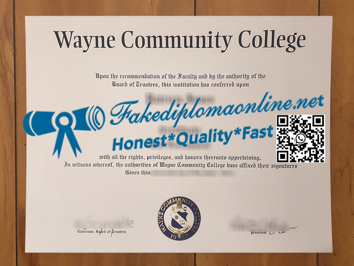 Wayne Community College degree